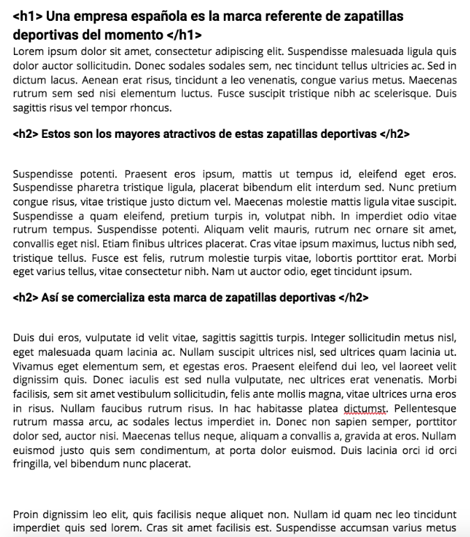 Estructura de un texto