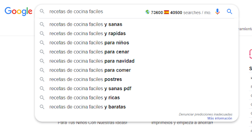 encontrar nicho en google